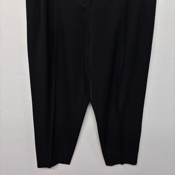 MM. LaFleur Women Pleated Dress Pants Trouser Size 8 Black C031 -28 - Picture 14 of 16